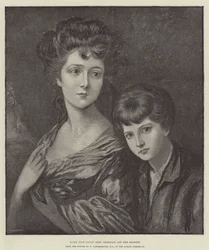 Eliza Anne Linley (Mrs Sheridan) and Her Brother
